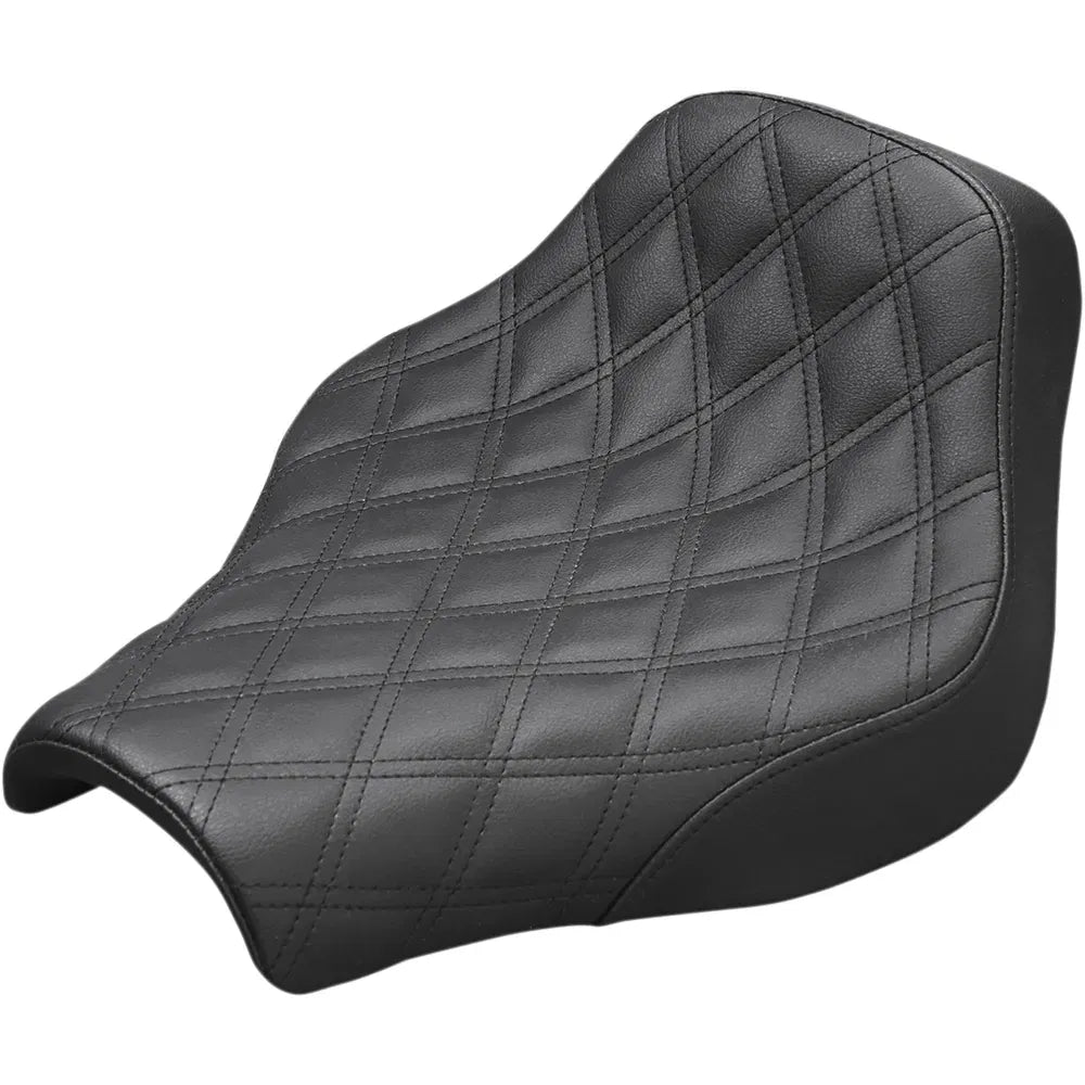 Renegade Solo Seat - Lattice Stitched - Black