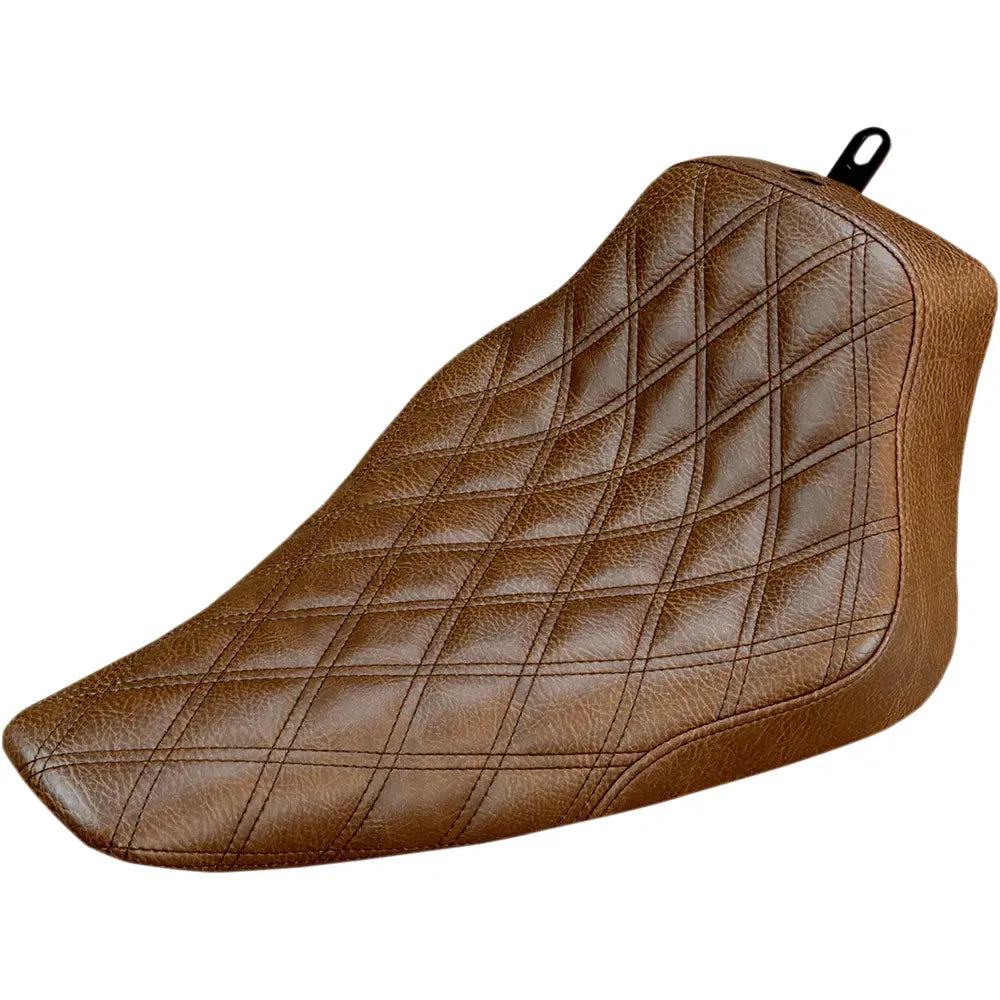 Renegade Solo Seat - Lattice Stitched - Brown - FLS