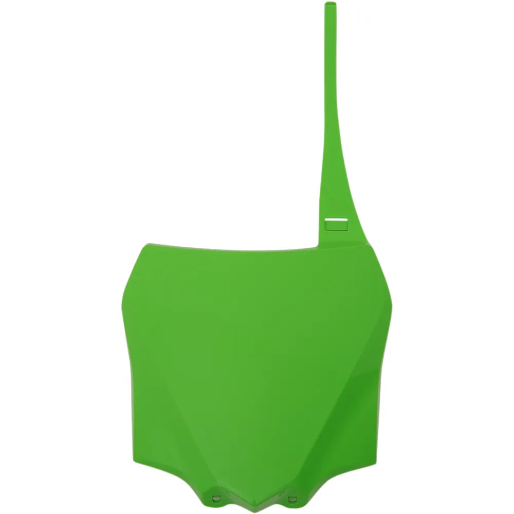 Front Number Plate - KX Green - Kawasaki