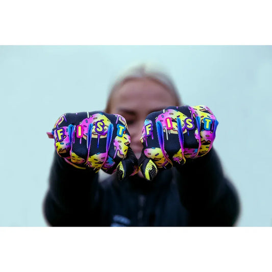 Guantes con tiras caroline buchanan red label sprinkle fades