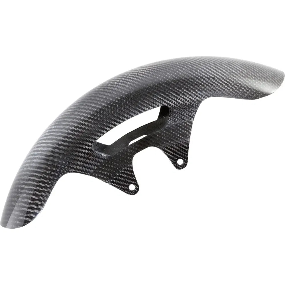 Guardabarros delantero de fibra de carbono cafe de 19"