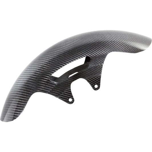 Guardabarros delantero de fibra de carbono cafe de 19"