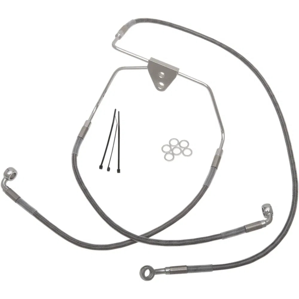 Kit de línea de freno de acero inoxidable de longitud extendida