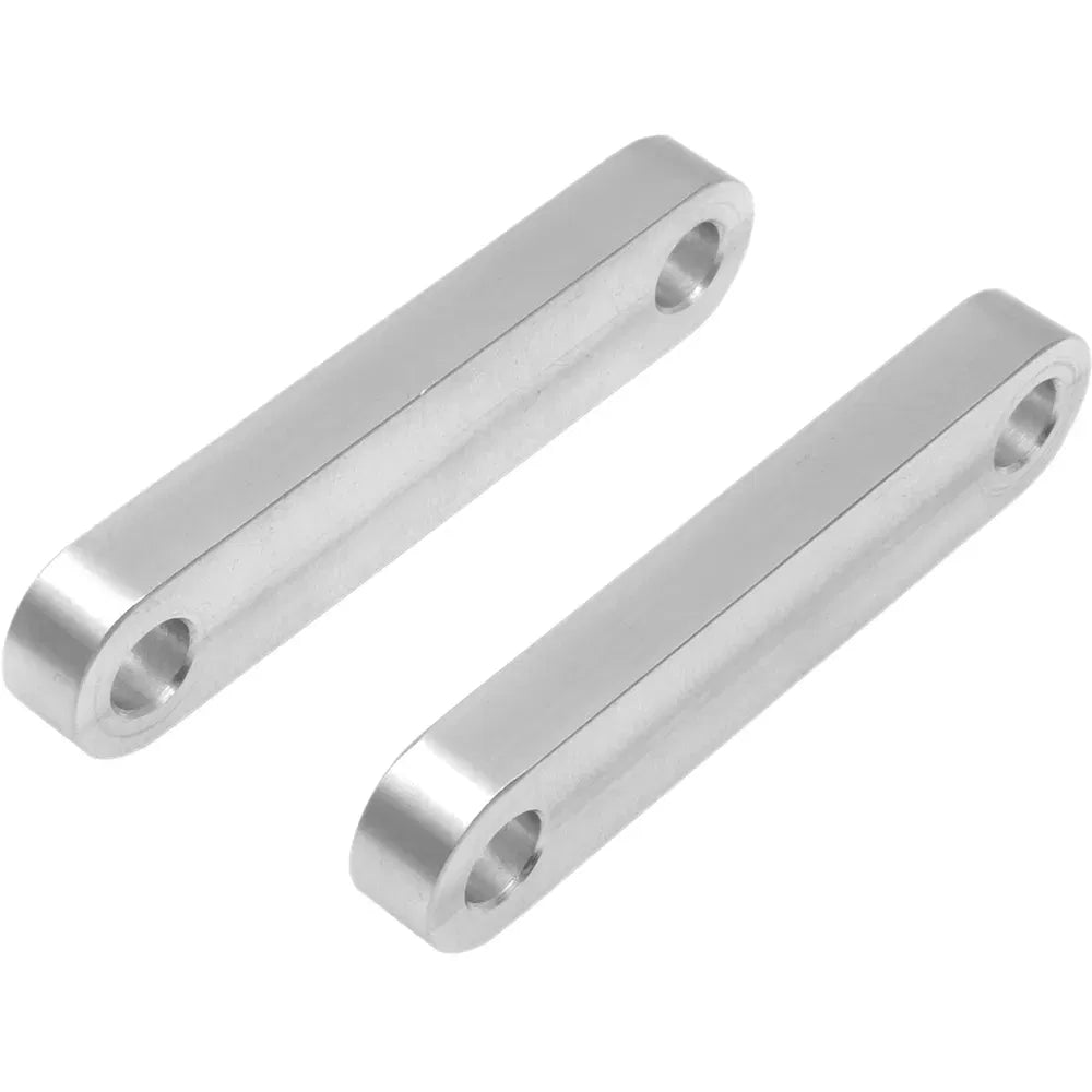 Hugger Front Fender Mounting Blocks - For 21" Wheels - Satin