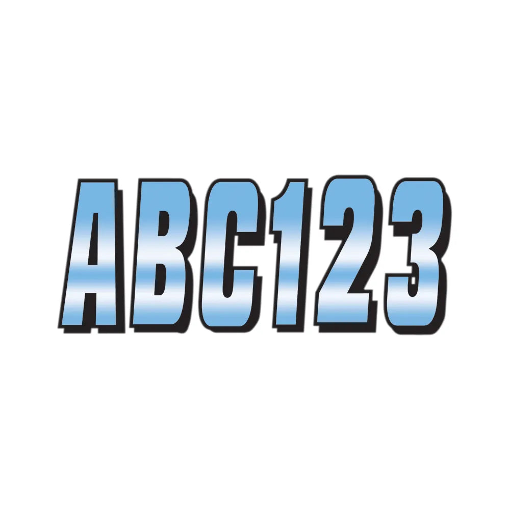 I.D. Sticker Kit - 320 Series - Blue Gradation