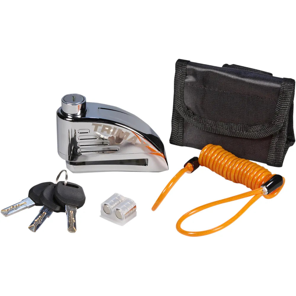 Alarm Disc Lock - Chrome
