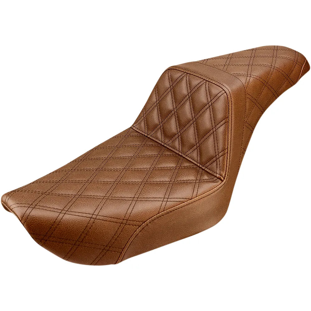 Step Up Seat - Lattice Stitched - Brown - Dyna0994481