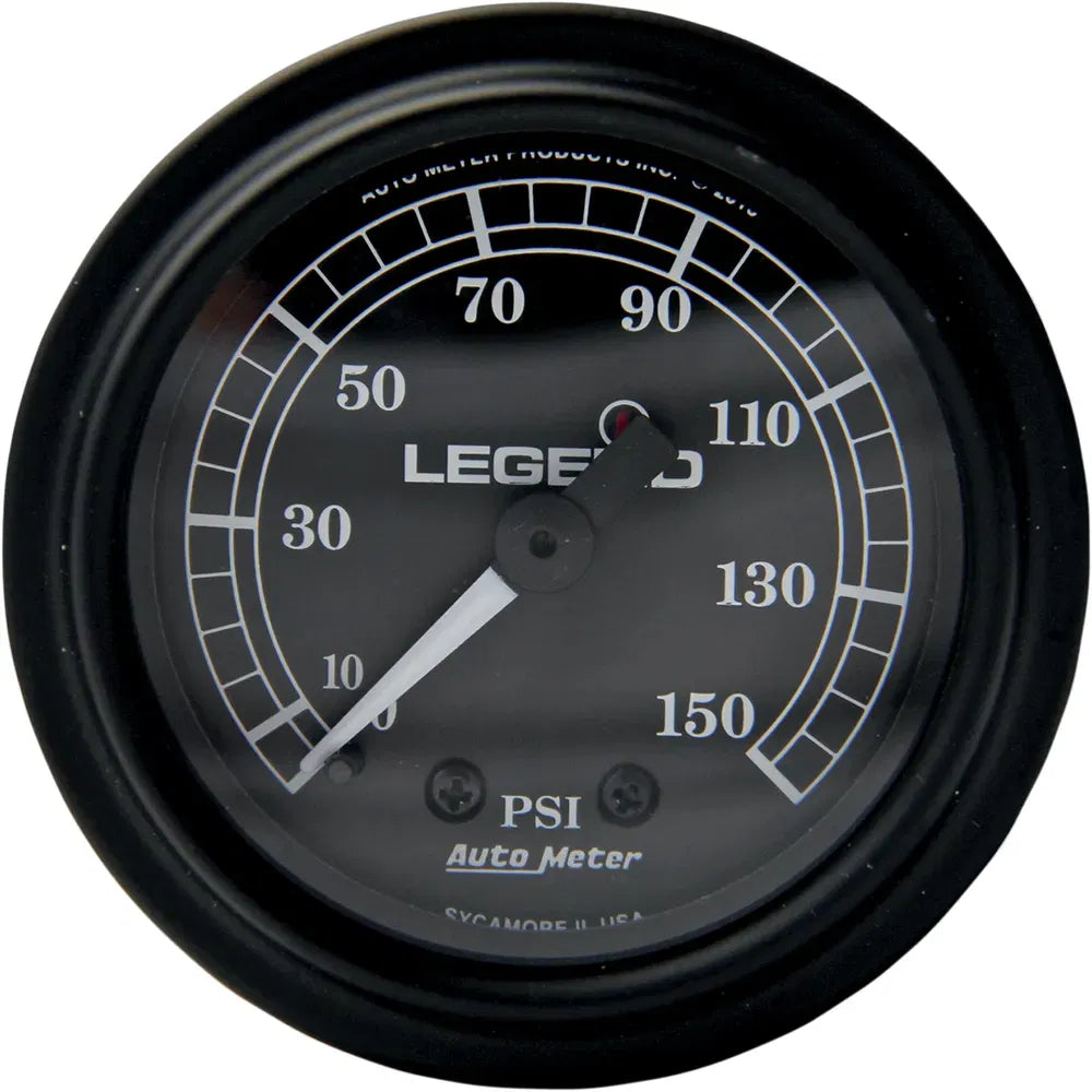 Fairing Mounted LED Backlit PSI Gauges - Black