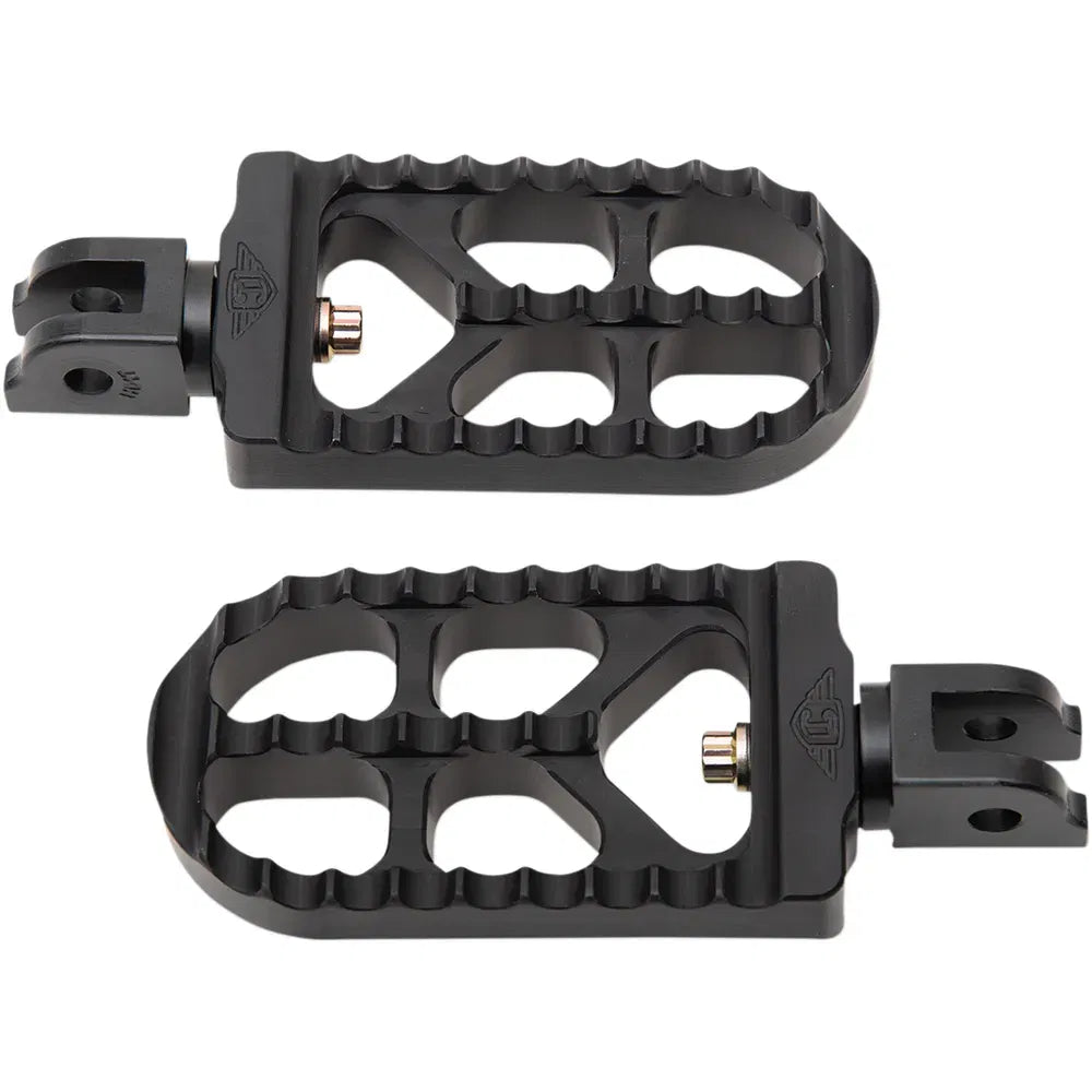 Foot Peg - Serrated - Black - Long