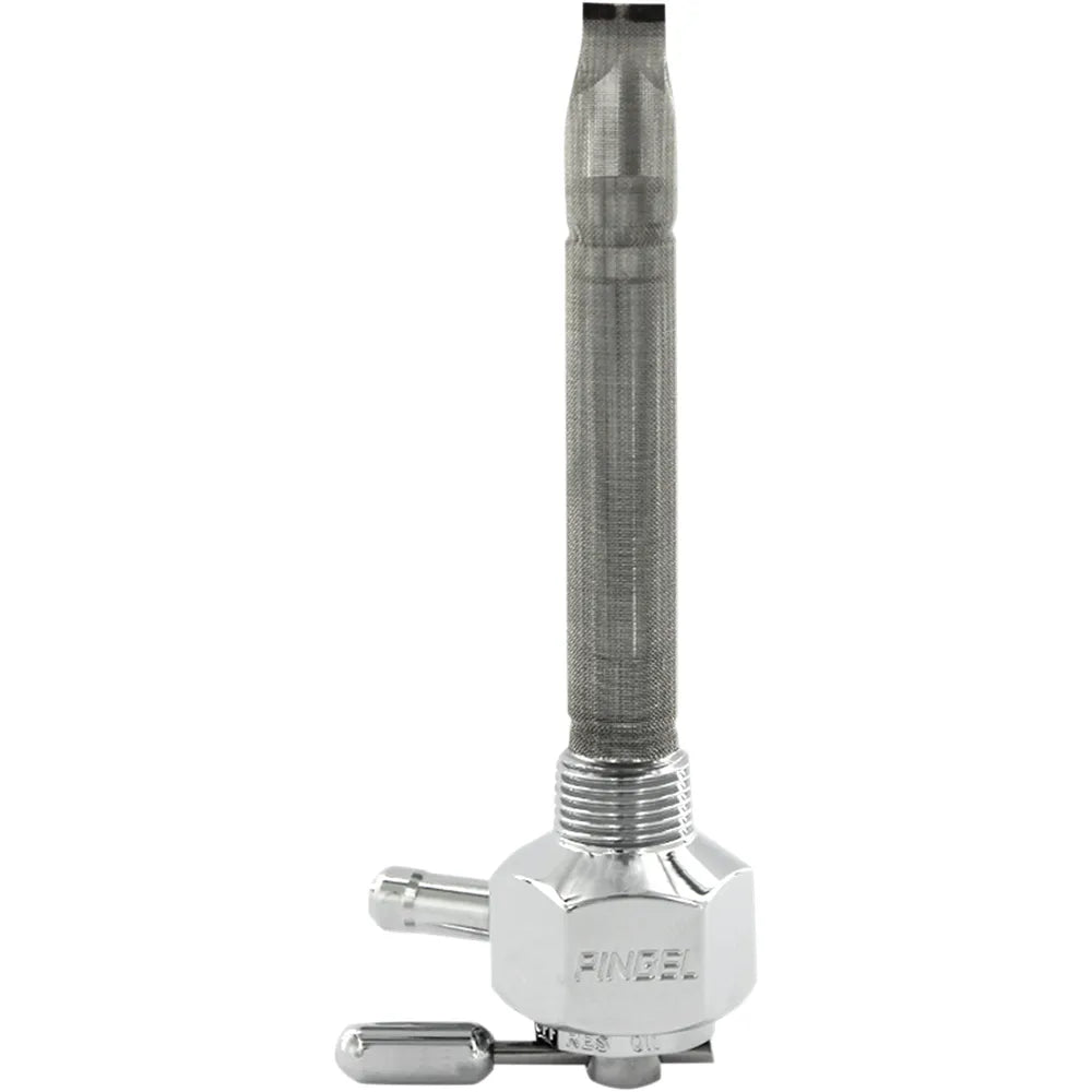 Fuel Valve - Chrome - 3/8" NPT - Hex