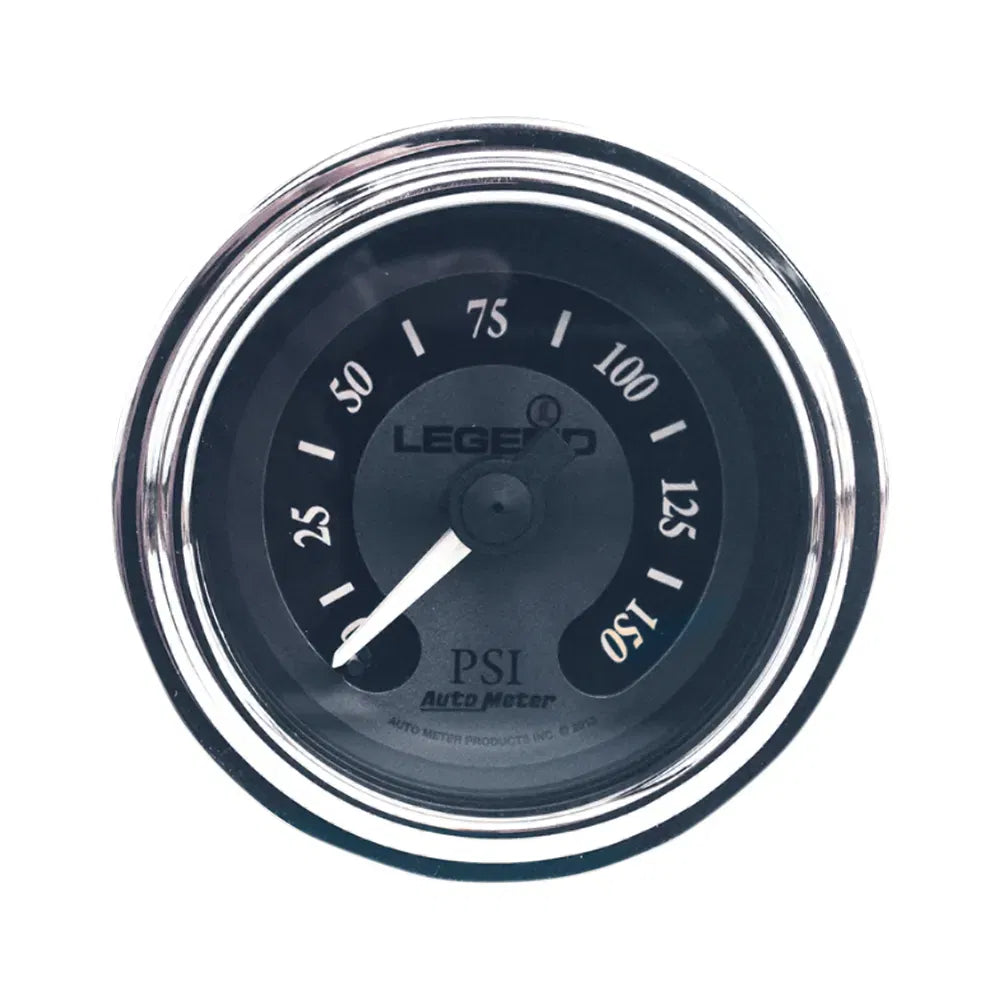 Fairing Mounted LED Backlit PSI Gauges - Titanium