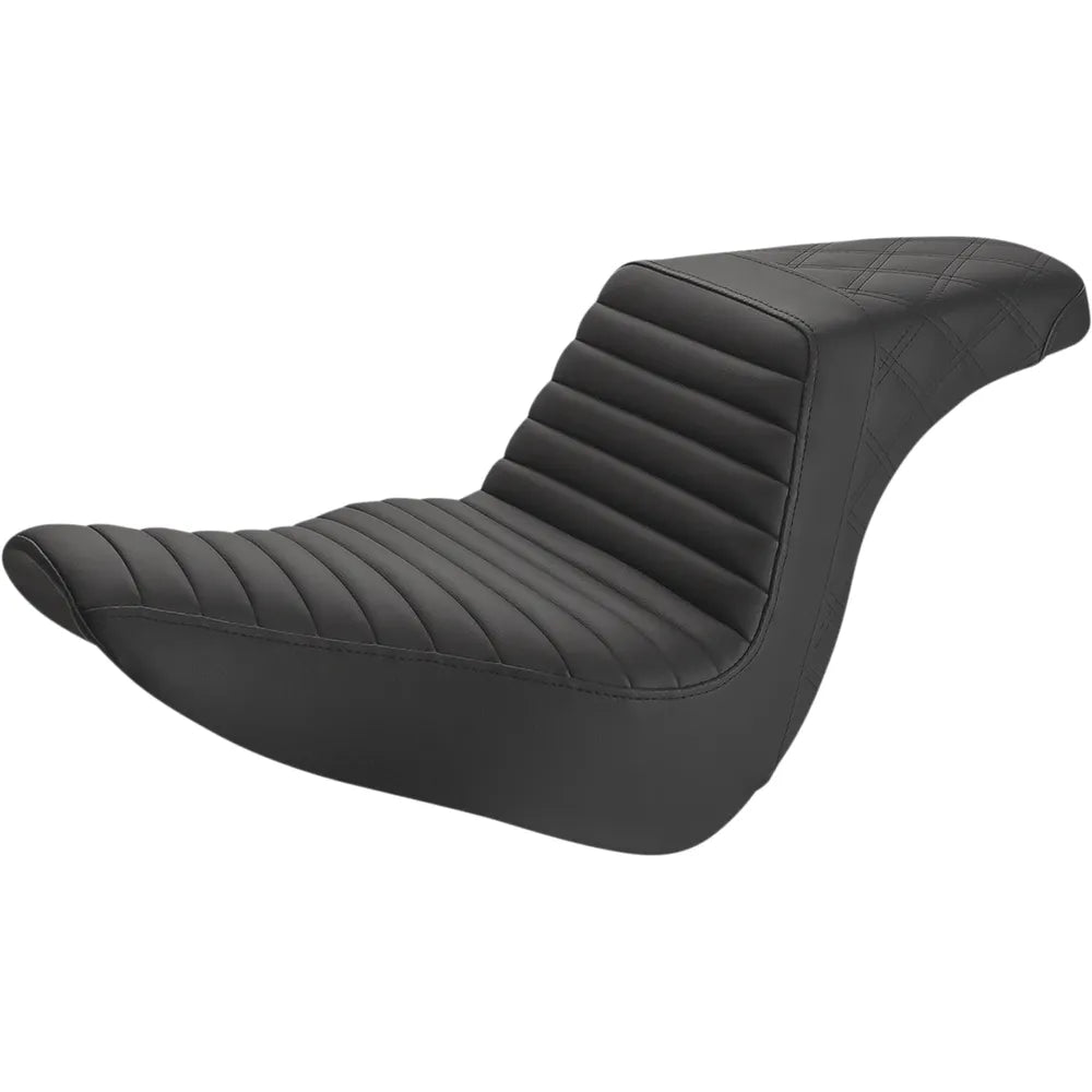 Step Up Seat - Tuck and Roll/Lattice Stitched - Black7950706649