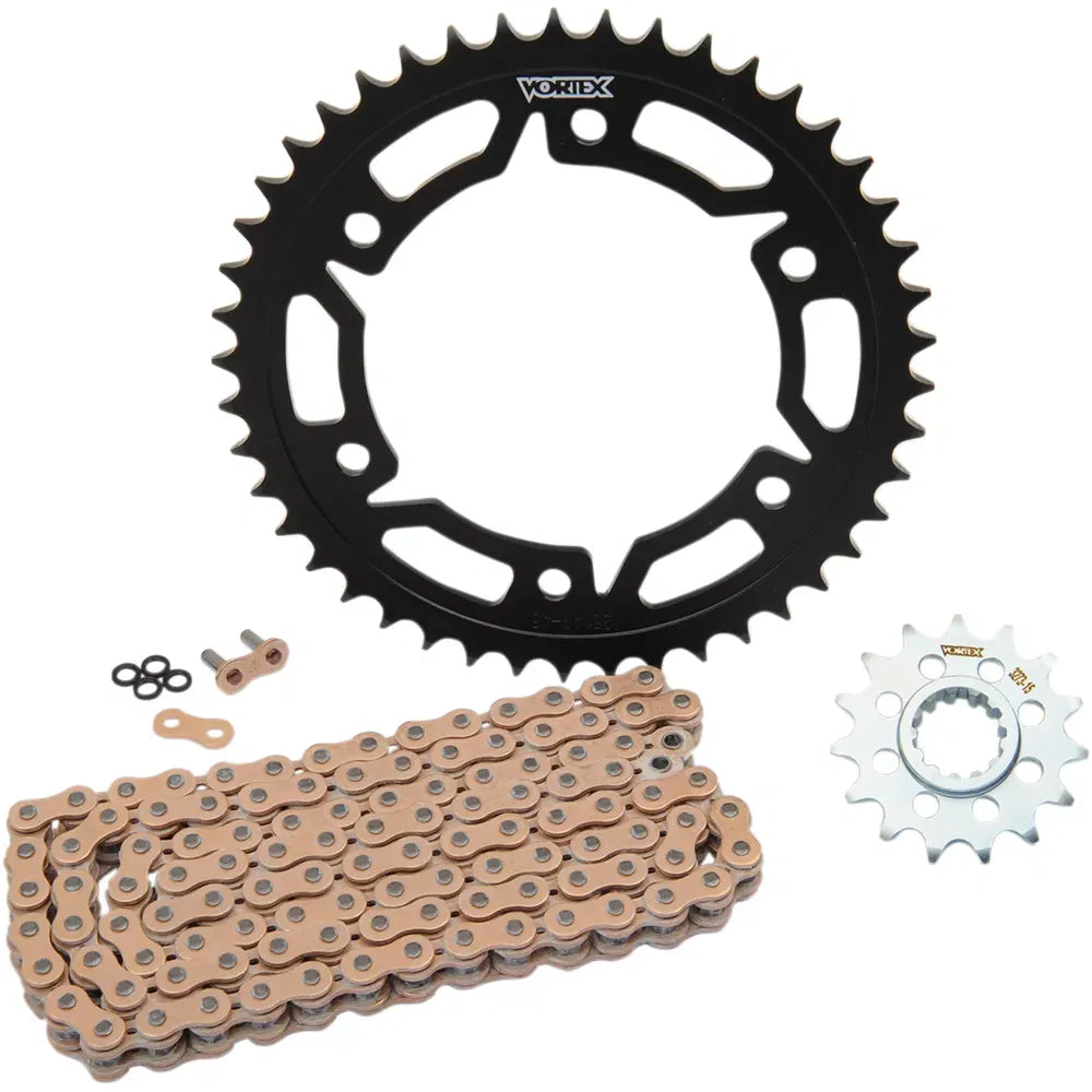 Steel Chain Kit - Gold - Honda - CBR 600RR - '03-'06