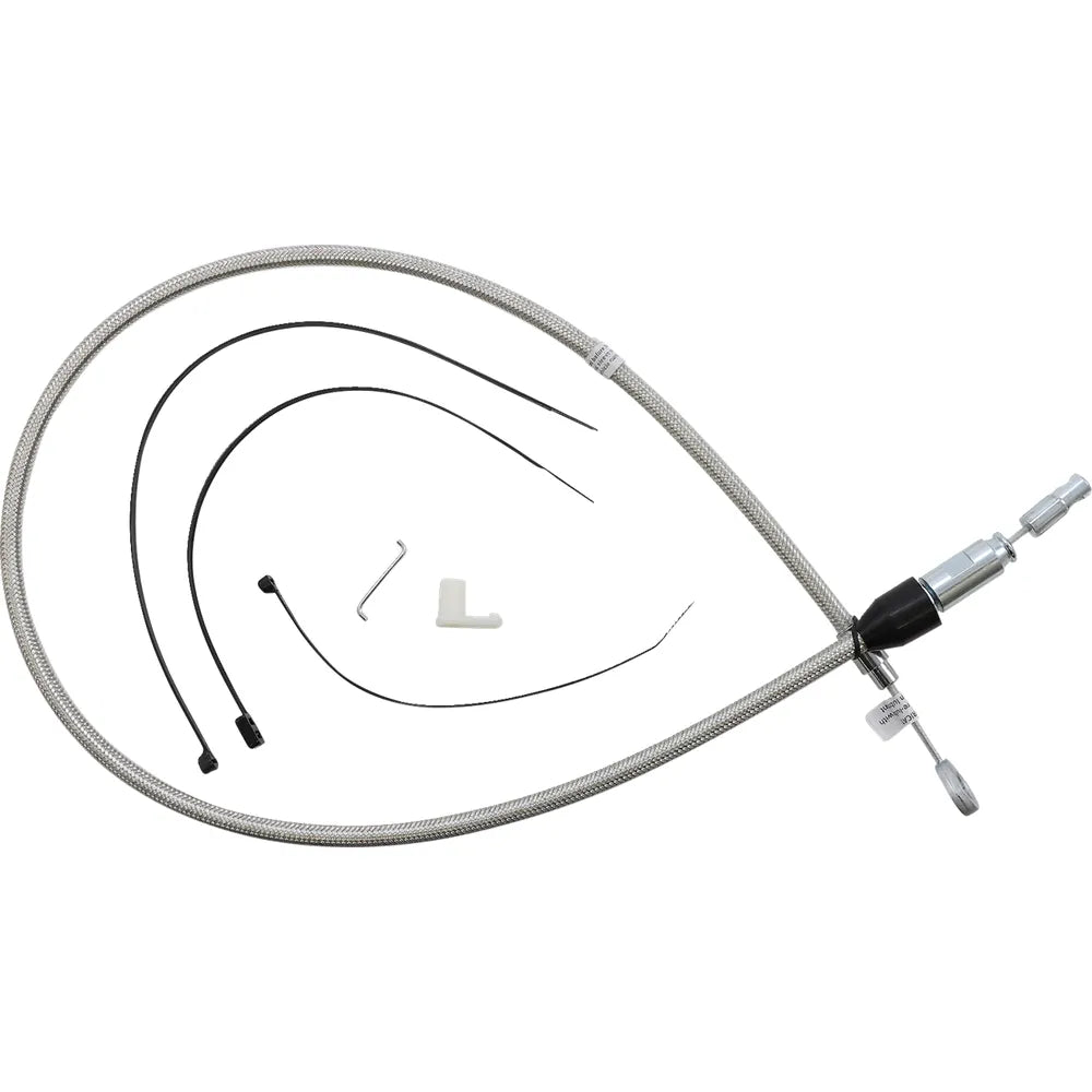 Cable de embrague superior de conexión rápida de acero inoxidable pulido - Cable de embrague superior de conexión rápida de acero inoxidable pulido - 38"