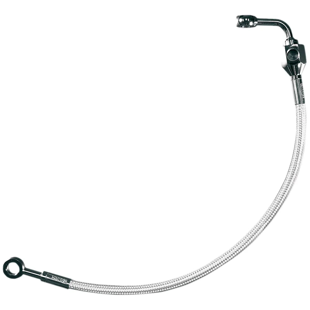 Kit de línea de freno trasero trenzado - Línea de freno - Trasera - Acero inoxidable pulido