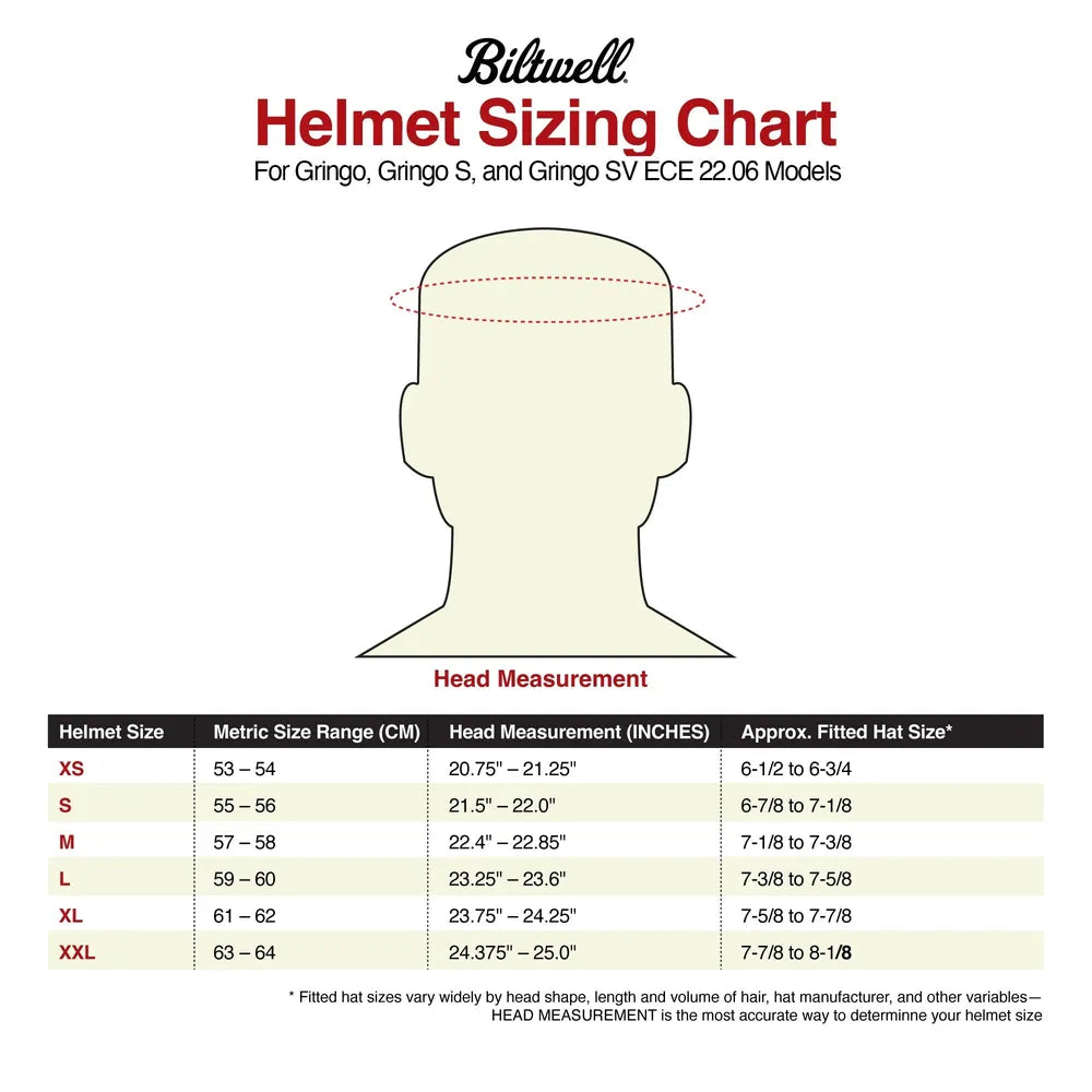 Casco Biltwell Gringo S - blanco
