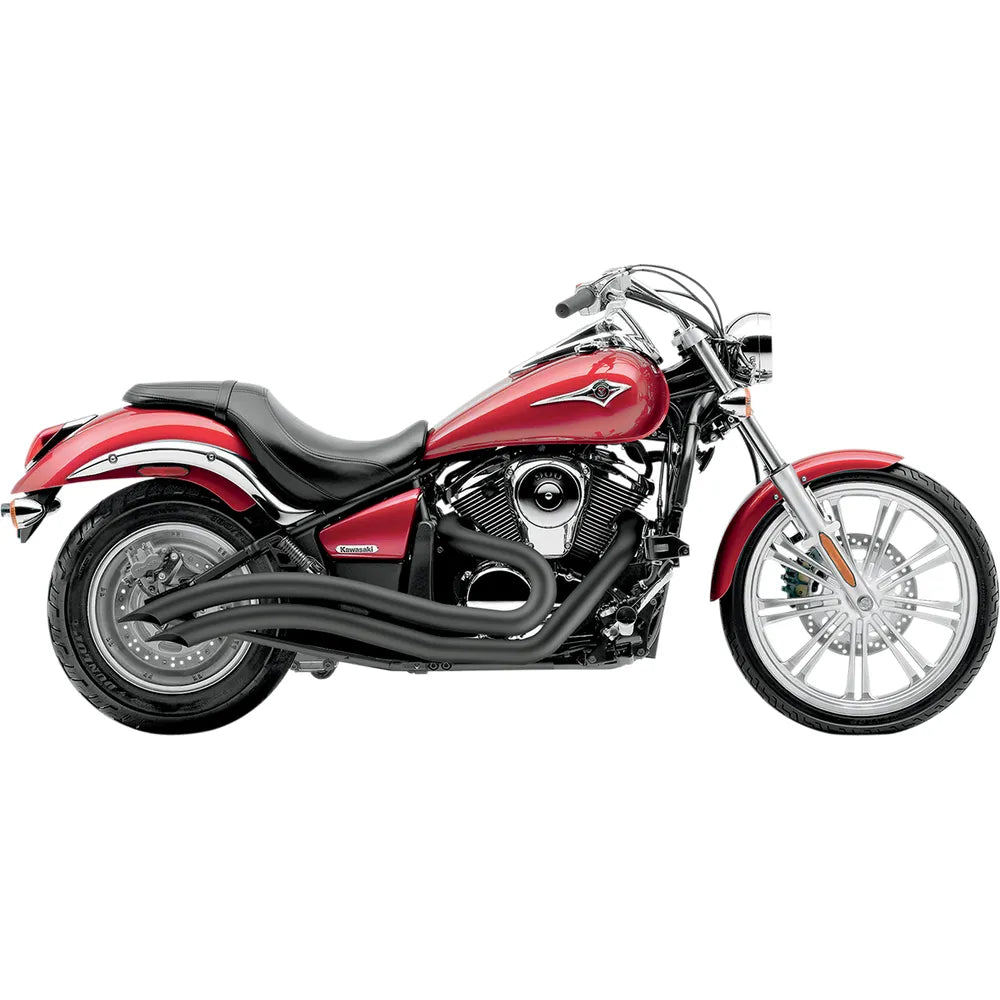 Speedster Swept Exhaust - Black - Vulcan 900