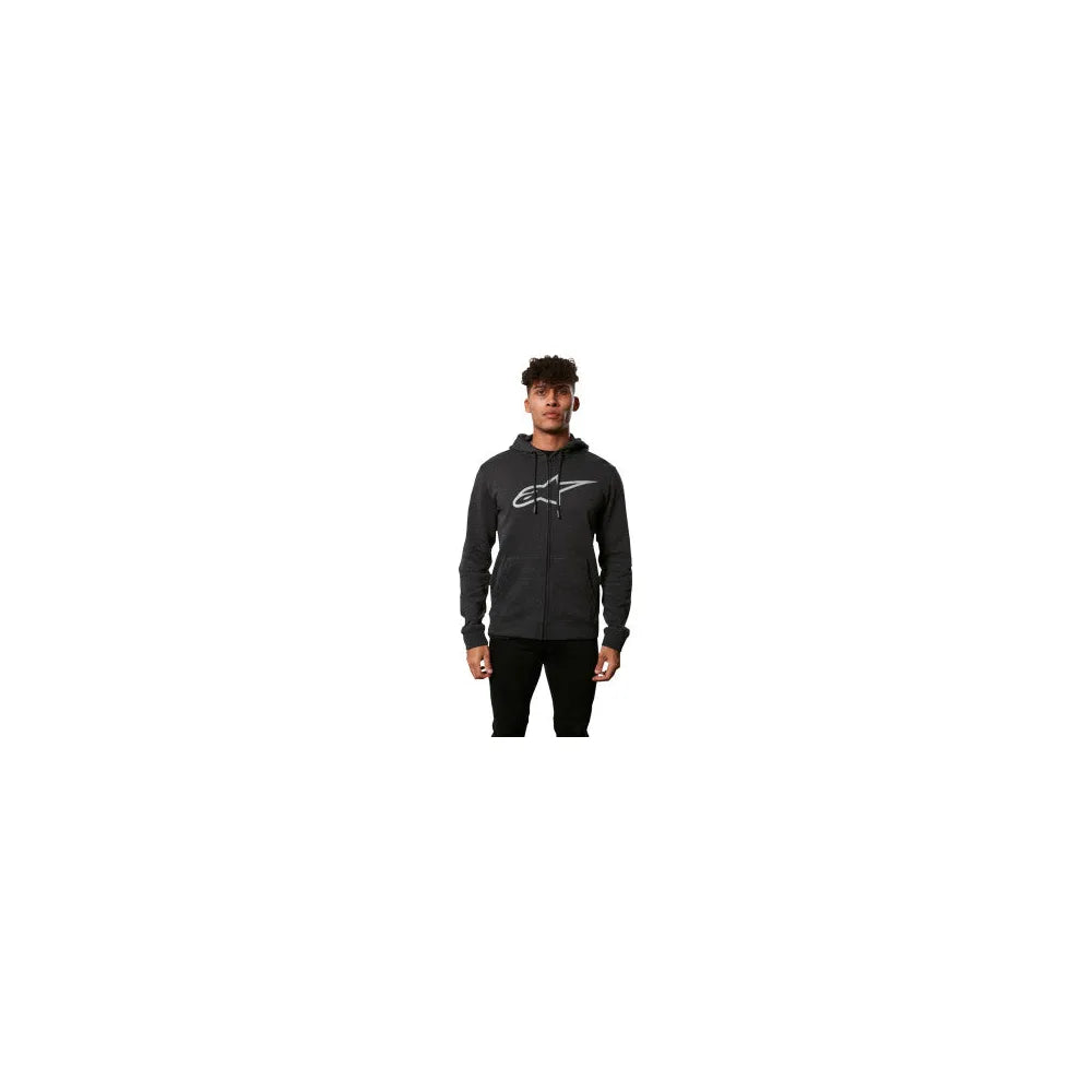 Sudadera con Capucha Alpinestars Ageless ll Zip - Carbón/Gris