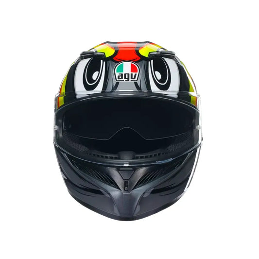 Casco AGV K3 - Birdy 2.0 - Gris/Amarillo/Rojo