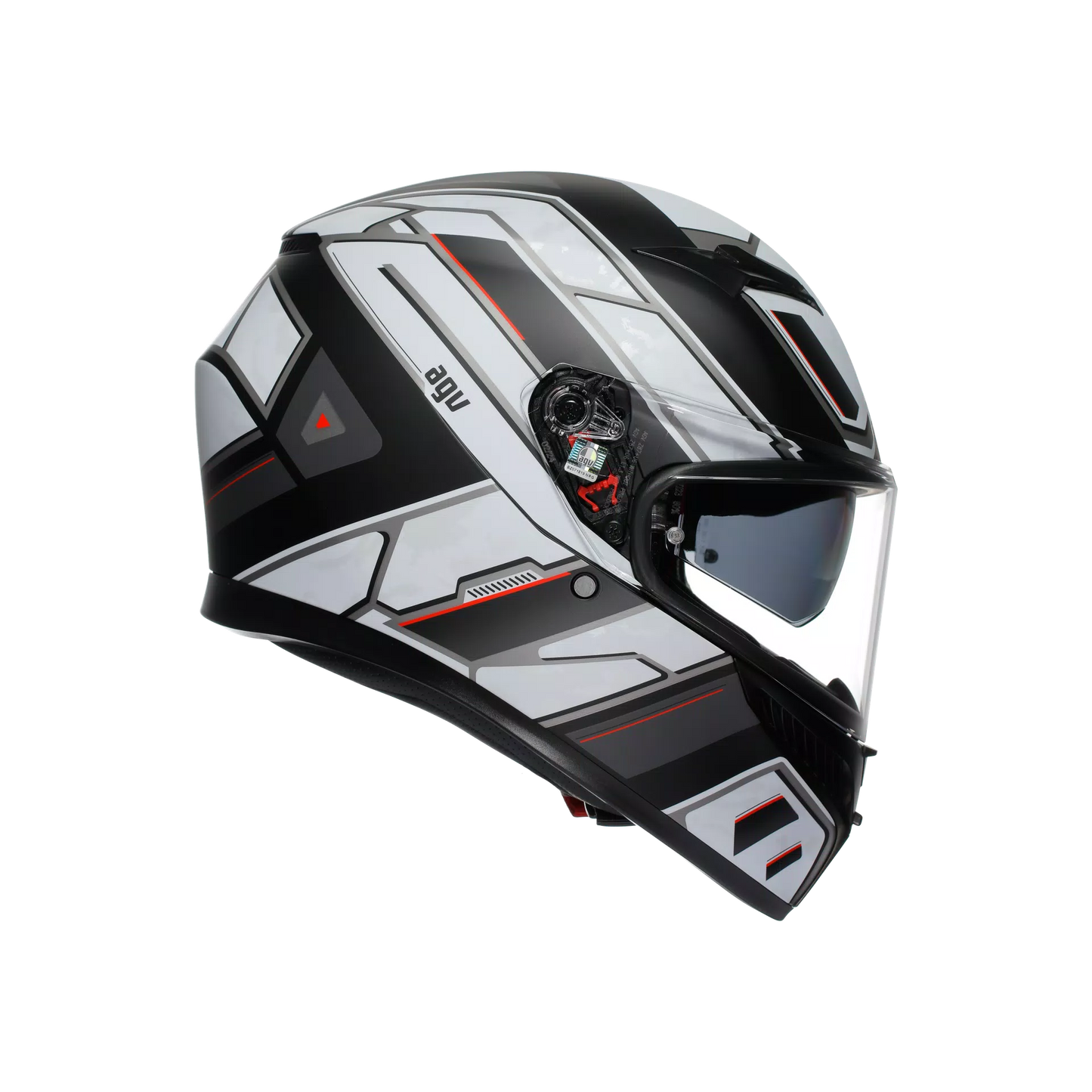 Casco K3 Rivia - negro mate/blanco