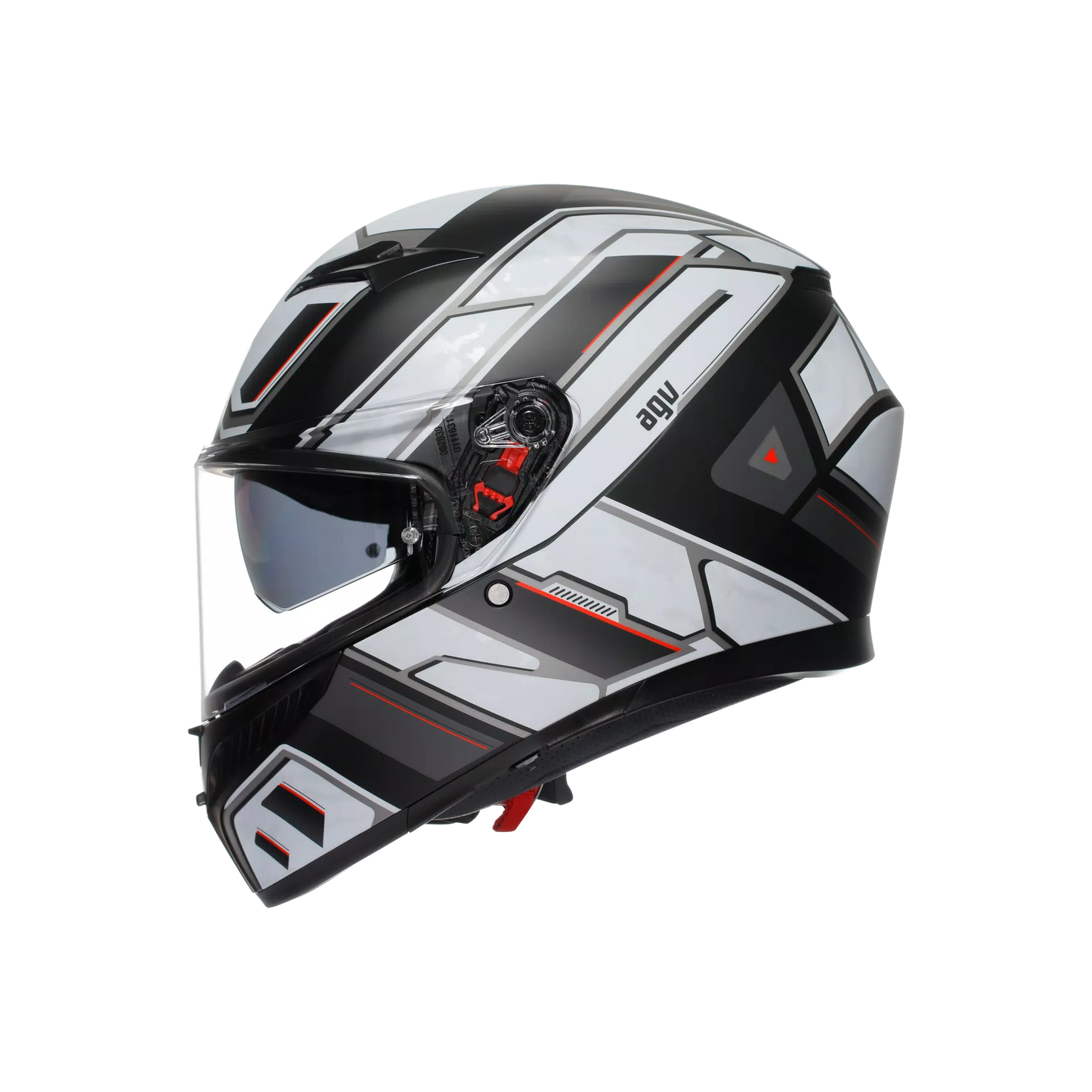 Casco K3 Rivia - negro mate/blanco