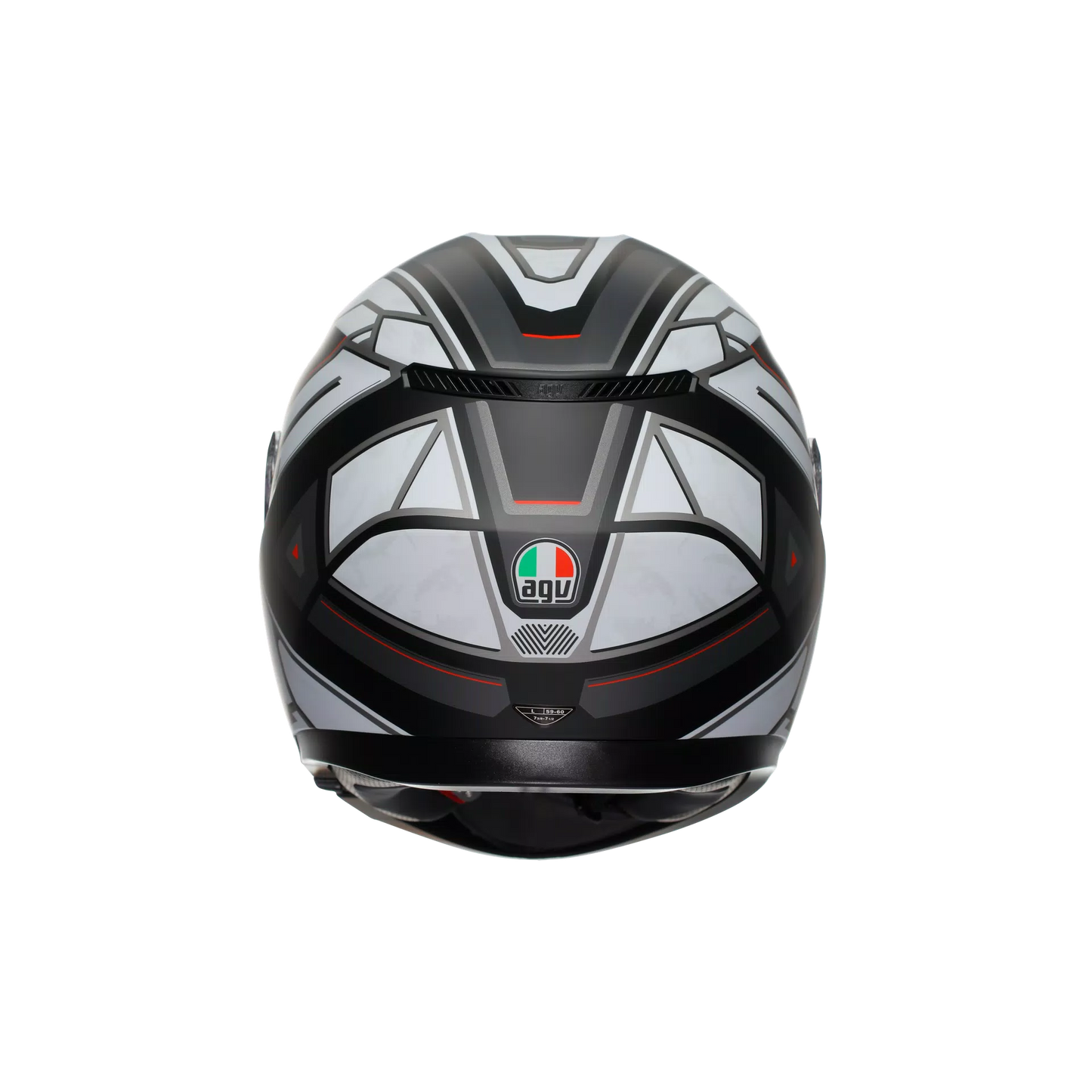 Casco K3 Rivia - negro mate/blanco