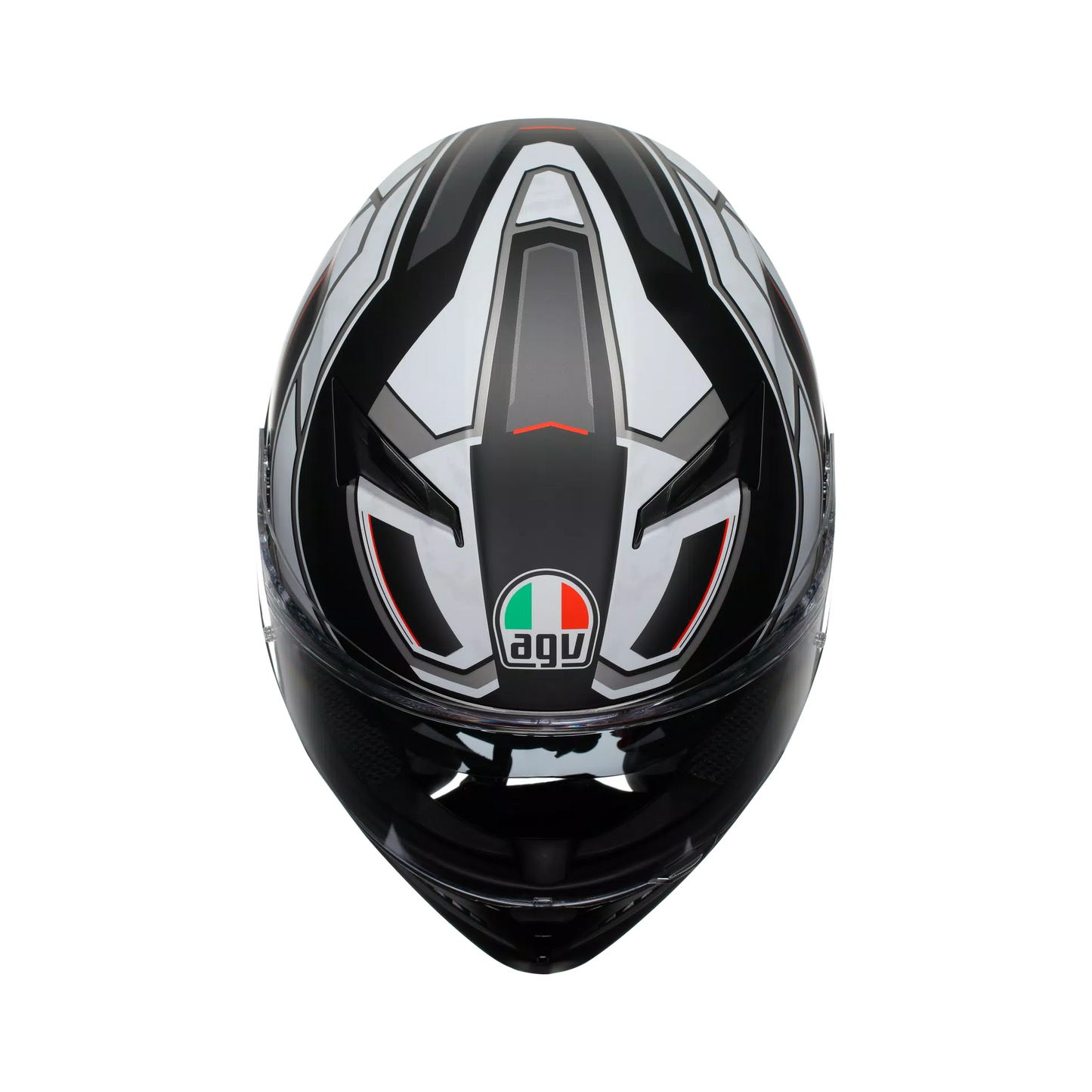 Casco K3 Rivia - negro mate/blanco