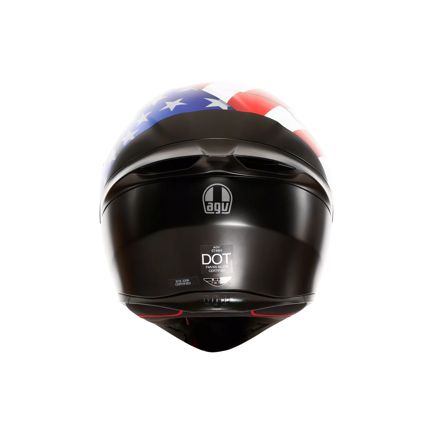 Casco AGV K1 S US Flag - Rojo/Blanco/Azul