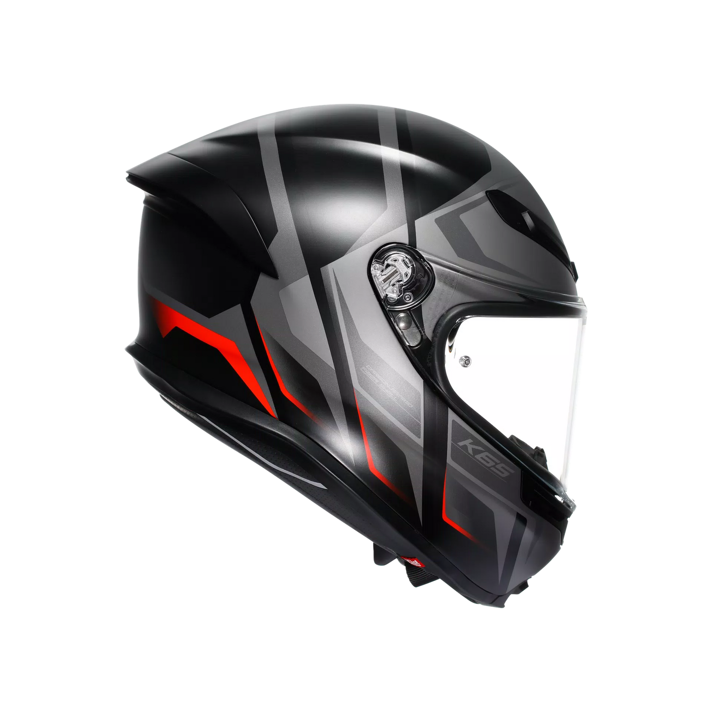 Casco AGV K6 S Karve - negro mate/gris/rojo