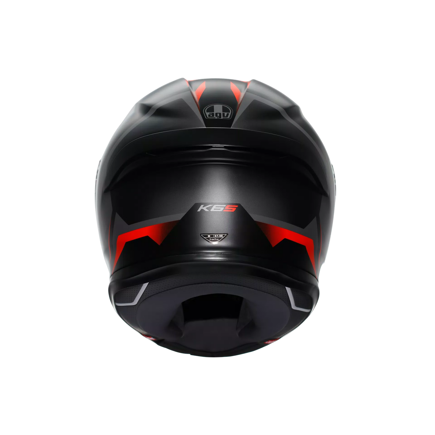 Casco AGV K6 S Karve - negro mate/gris/rojo