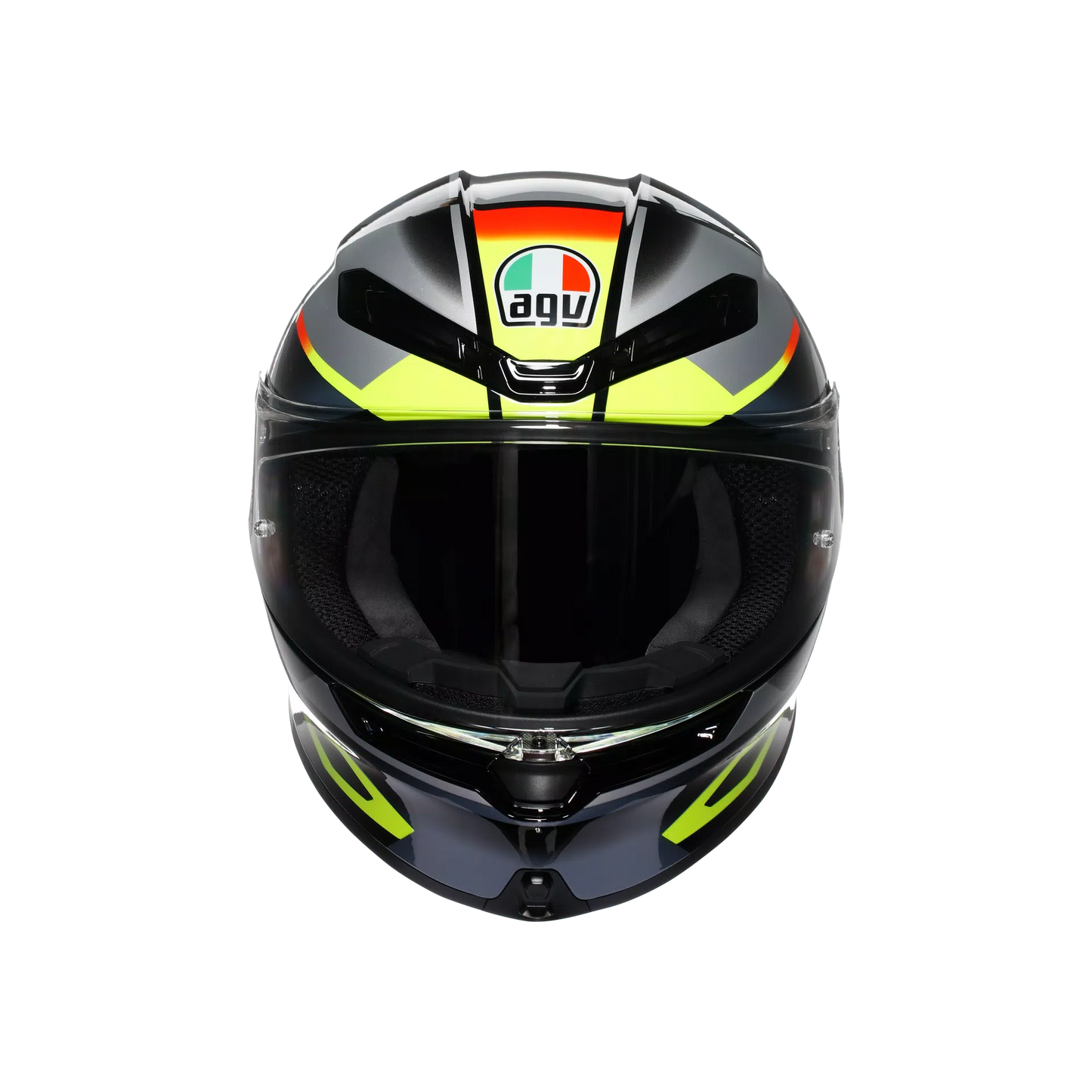Casco AGV K6 S Erazer - negro/rojo/amarillo