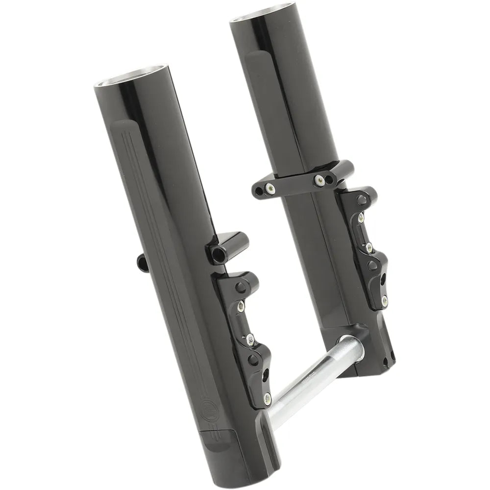 Lower Fork Leg Kit - Dual Disc - Black - '14-'20 FL