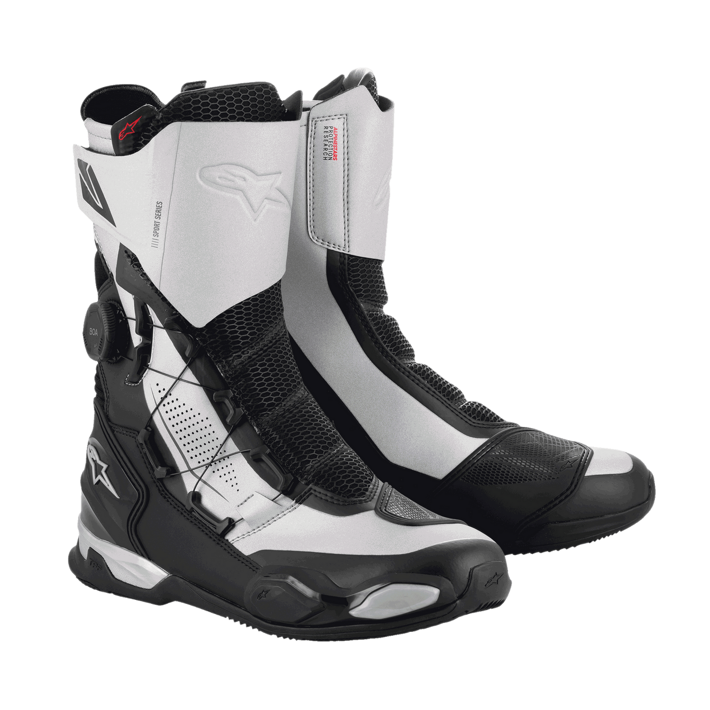 Botas Alpinestars SP-X BOA - Negro/Plateado - 24MX
