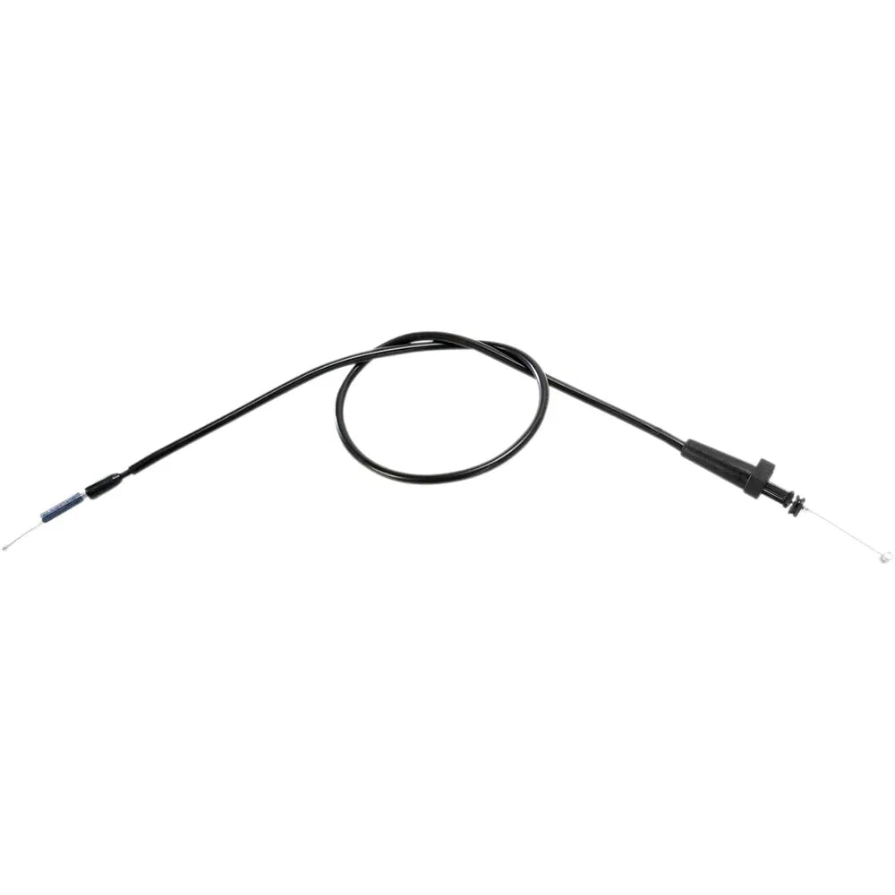 Cable del acelerador de vinilo negro.