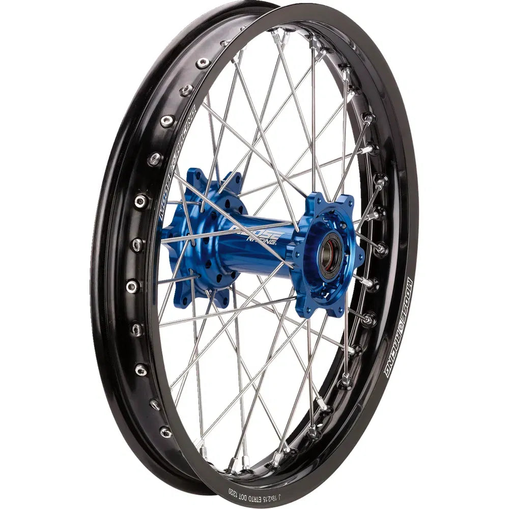 Rueda completa SX-1 - Conjunto de ruedas - SX-1 - Completa - Trasera - Rueda negra/Buje azul - 19x2,15 - Yamaha WR/YZ