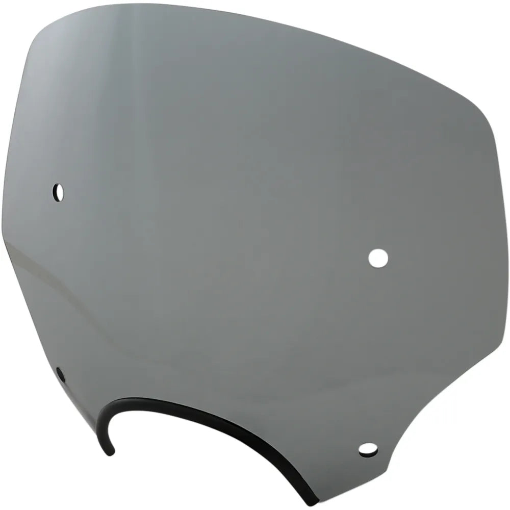 El Paso Windshield - 13" - 7" Headlight Cutout - Black Smoke