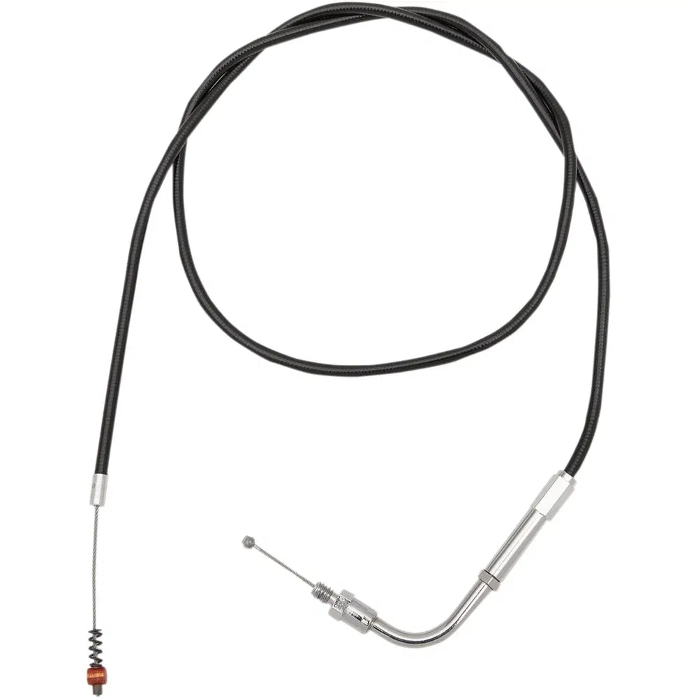 Cable de acelerador/ralentí de vinilo negro