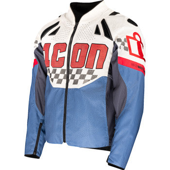 Chamarra Icon Contra3 Hero para hombre - Blanco/Azul