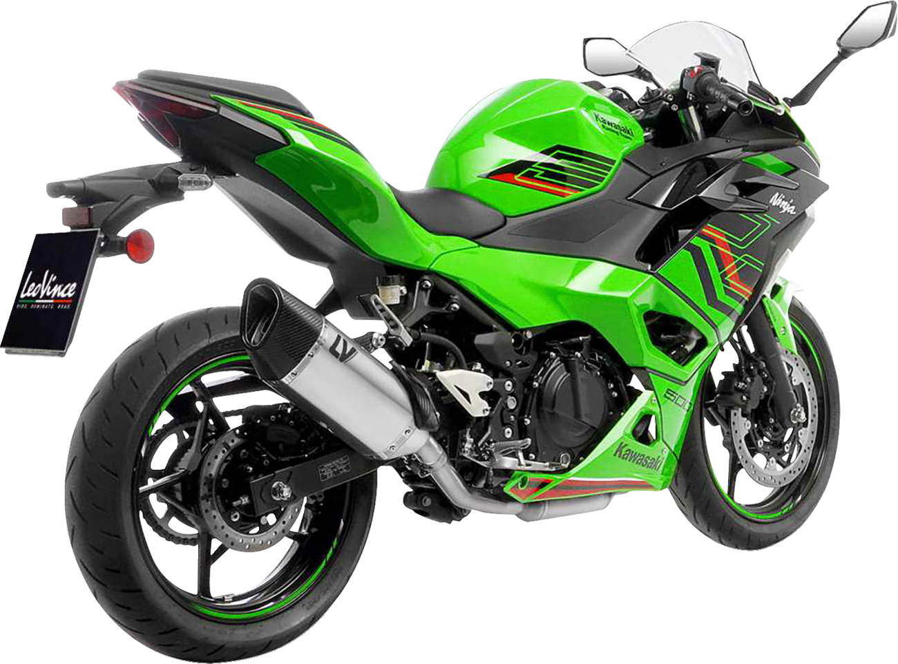 Mofle Leovince LV-14 R - Acero inoxidable - Z/Ninja 400/500
