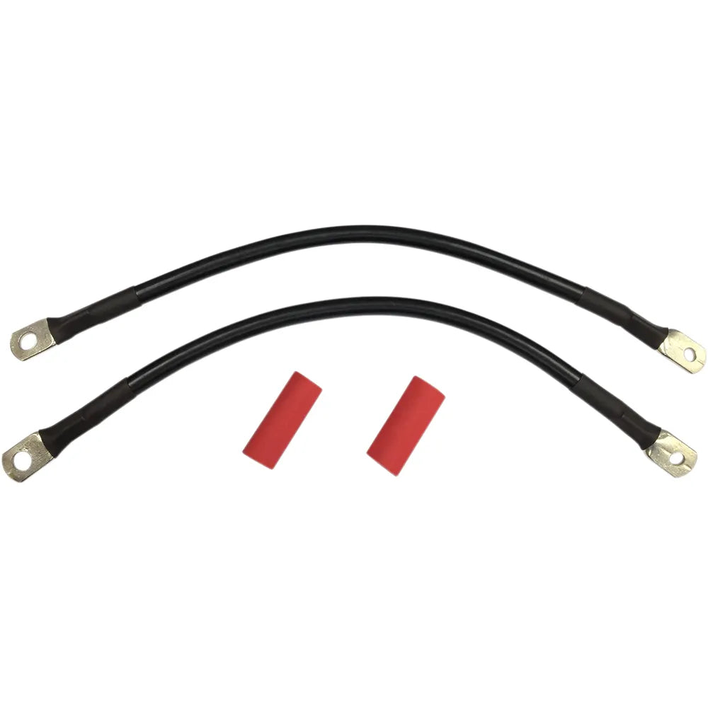 Black Battery Cable Set - '04-'09 XL