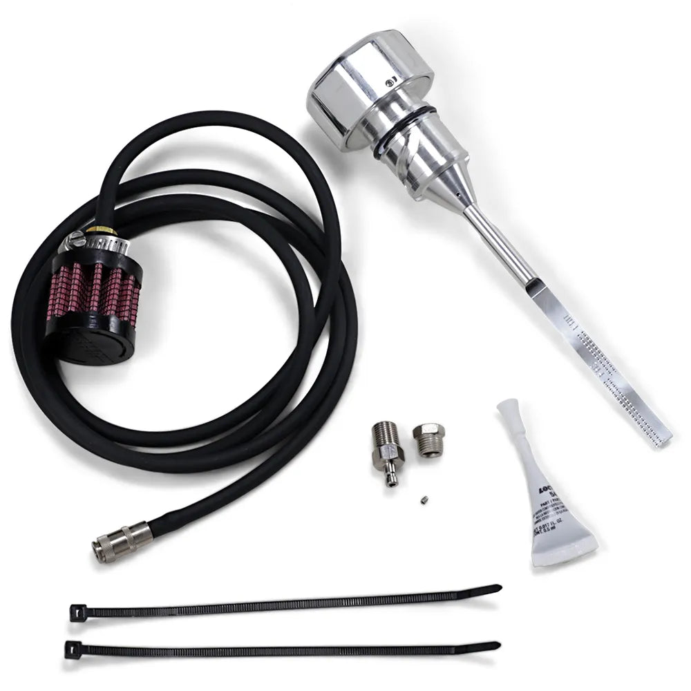 Vented Dipstick - Polished - Softail