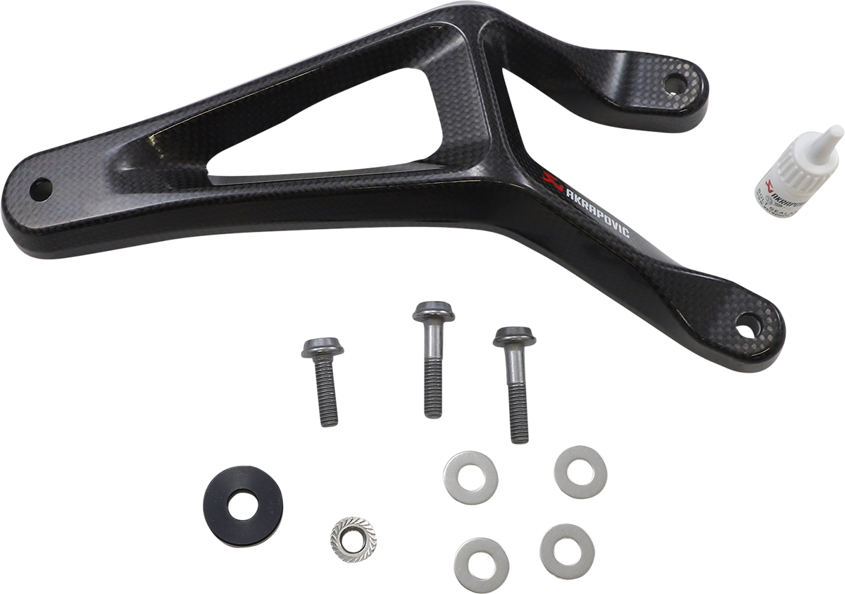 Escape Akrapovic - Muffler Bracket - Carbon Fiber