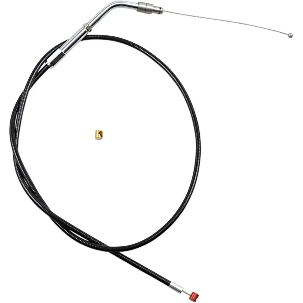 Cable de acelerador/ralentí de vinilo negro