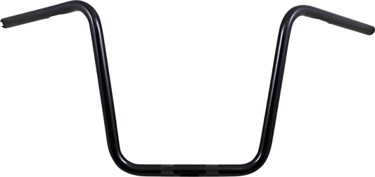 Manillar de 1" - Manillar de 1" - Elevación de 12" - Negro