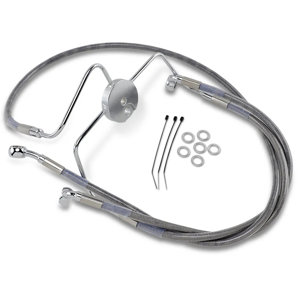 Línea de Freno Delantero de 10" de Acero Inoxidable