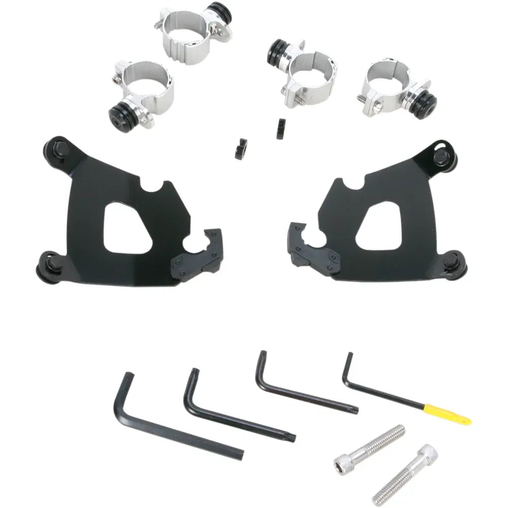 Kit de herrajes Cafe Fairing Trigger-Lock - Kit de montaje Cafe - Negro - XL1200X