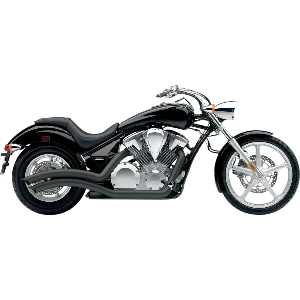 Speedster Swept Exhaust - Black - VT1300