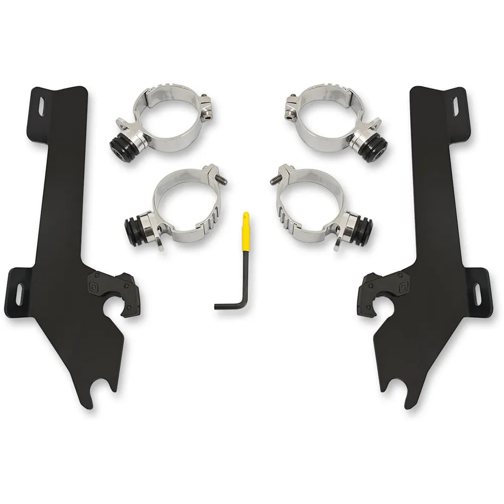 Batwing Trigger Lock Mounting Kit - Kingpin - Black