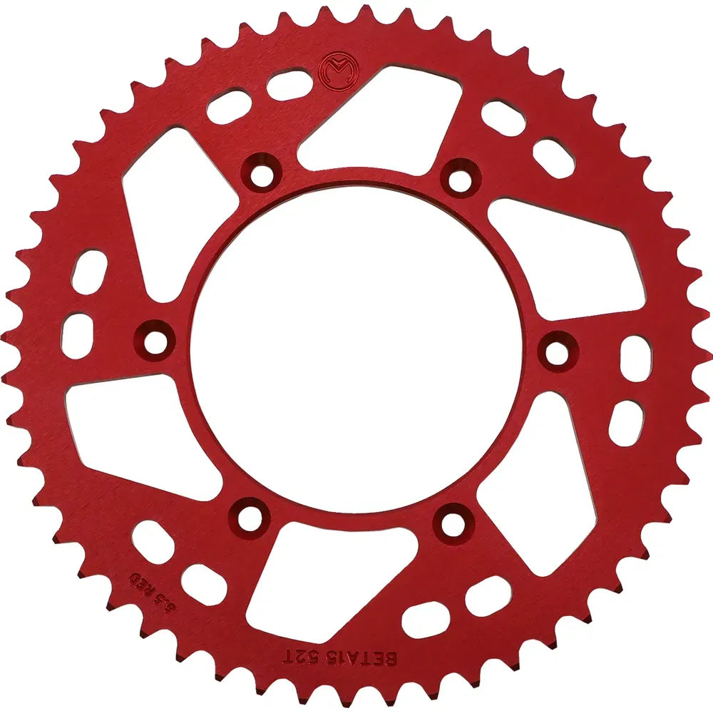 Piñón Trasero Aluminio - Piñón Trasero - Aluminio - 52 Dientes - Rojo - Beta