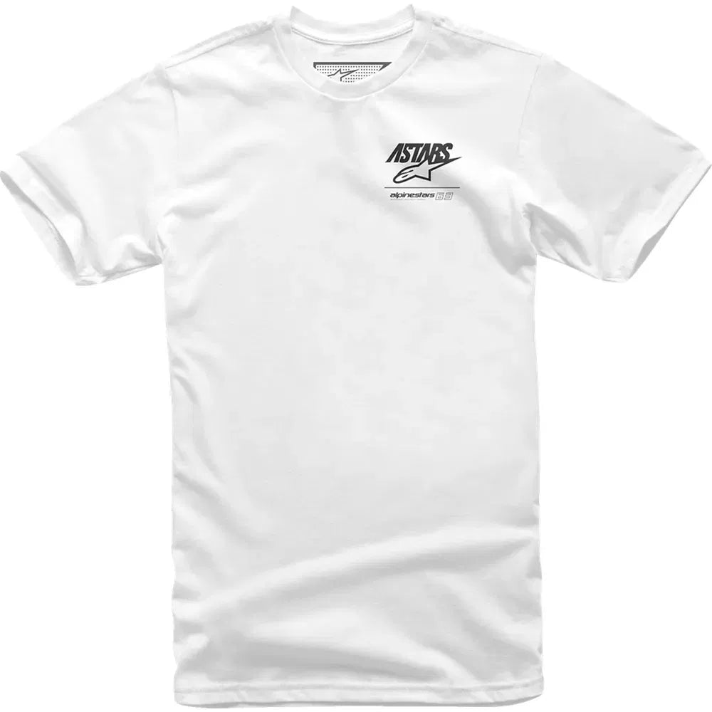 Camiseta con mezcla de espalda